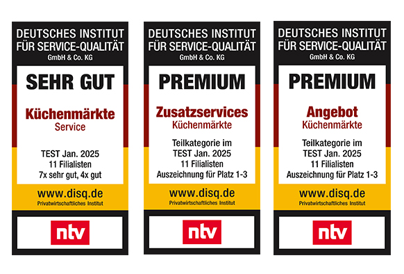 ntv Auszeichnung Servicestudie Küchenmaerkte 2025 Marquardt Küchen