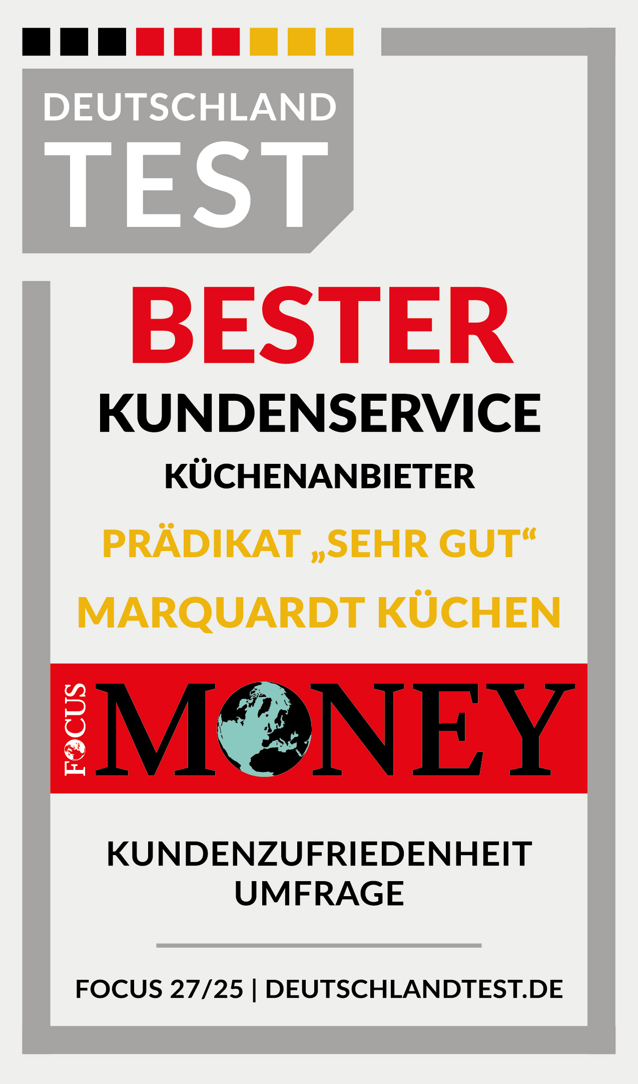 Focus Money Deutschland Test Kundenservice Auszeichnung 2025