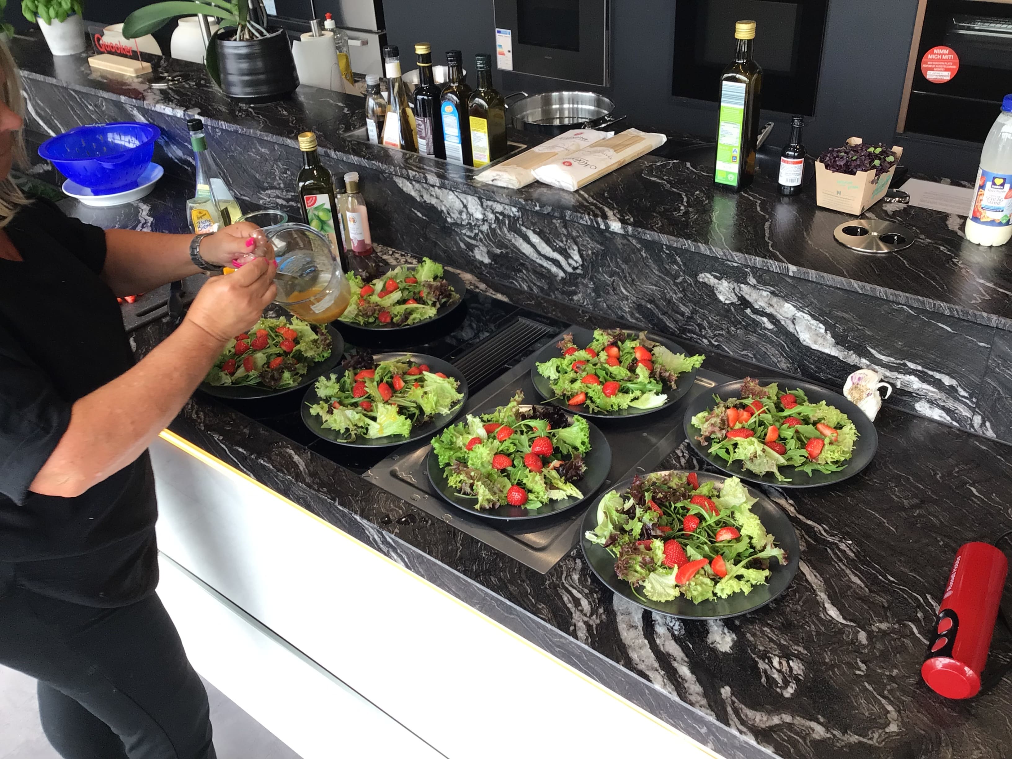 Marquardt Küchen Würselen Event - Vorspeise Salat