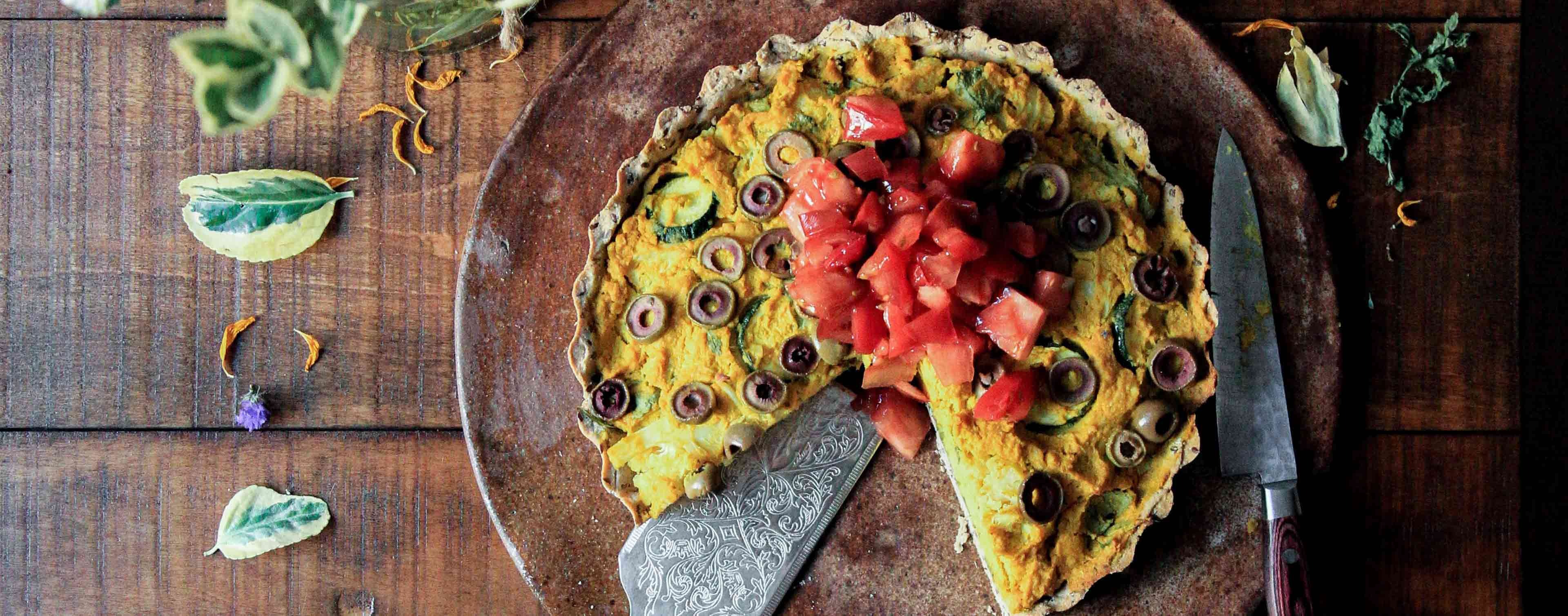 Marquardt Küchen: Zucchini Oliven Quiche 11zon