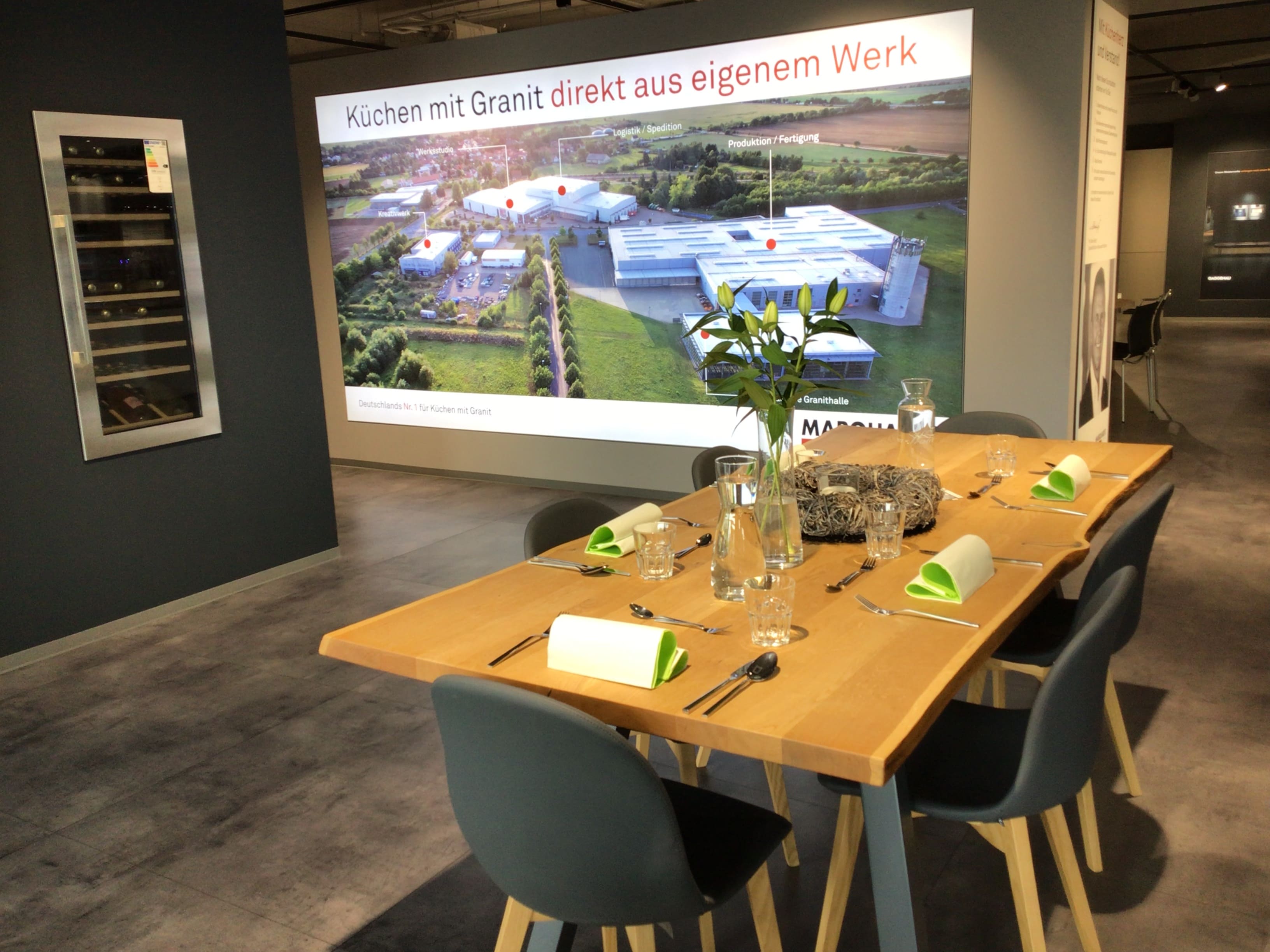 Marquardt Küchen Würselen Event Tischdekoration