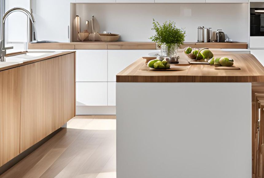 Arbeitsplatte Küche Holz