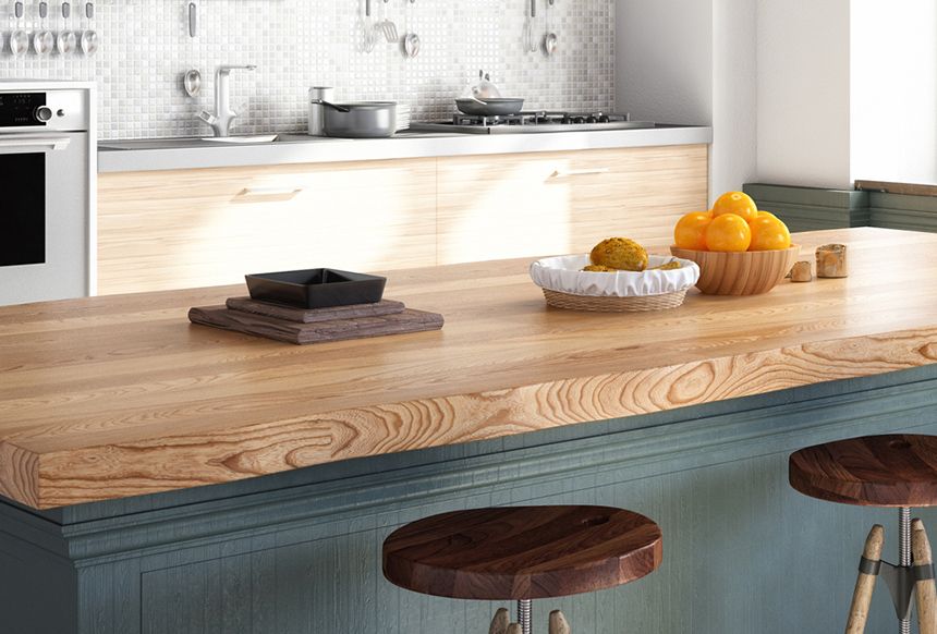 Massivholz Arbeitsplatte Küche