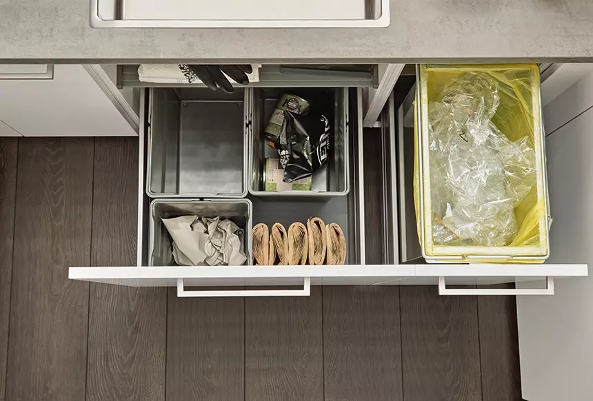 Spülen Unterschrank im Hauswirtschaftsraum