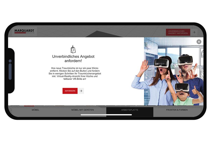 Schritt 4: Angebot einholen und beraten lassen 3D Küchenplaner