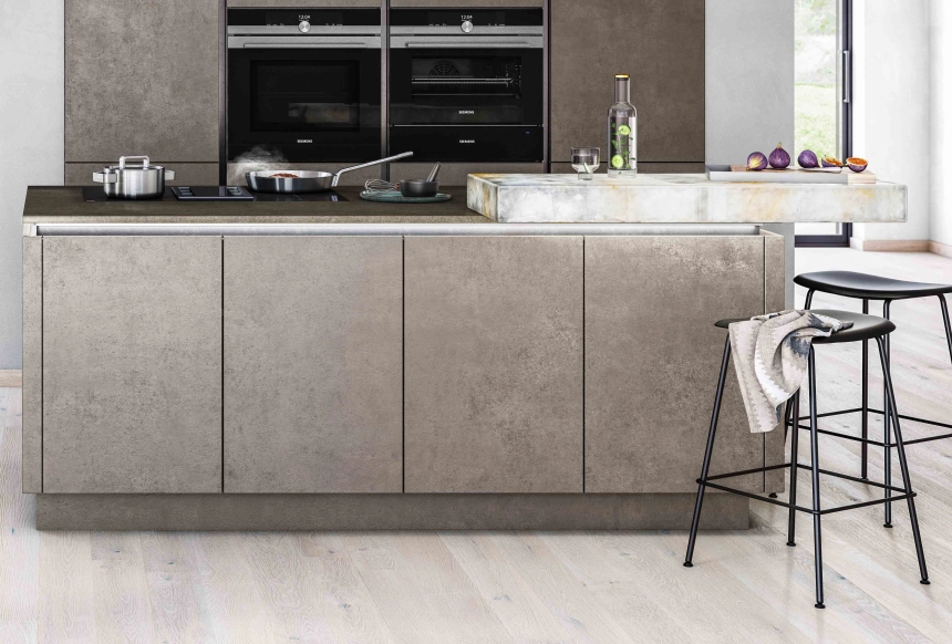 Küchentheke mit Beleuchtung