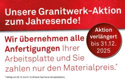 Granit Aktion Dezember von Marquardt Küchen