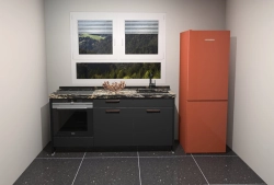 Marquardt Küchen Compact – Smarte Zeilenküche in Grafit – Grafit UT199 matt