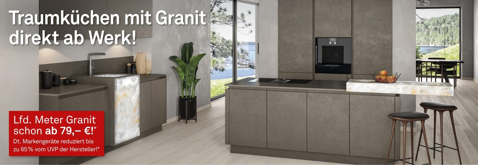 Küchen mit Granit zum Top-Preis