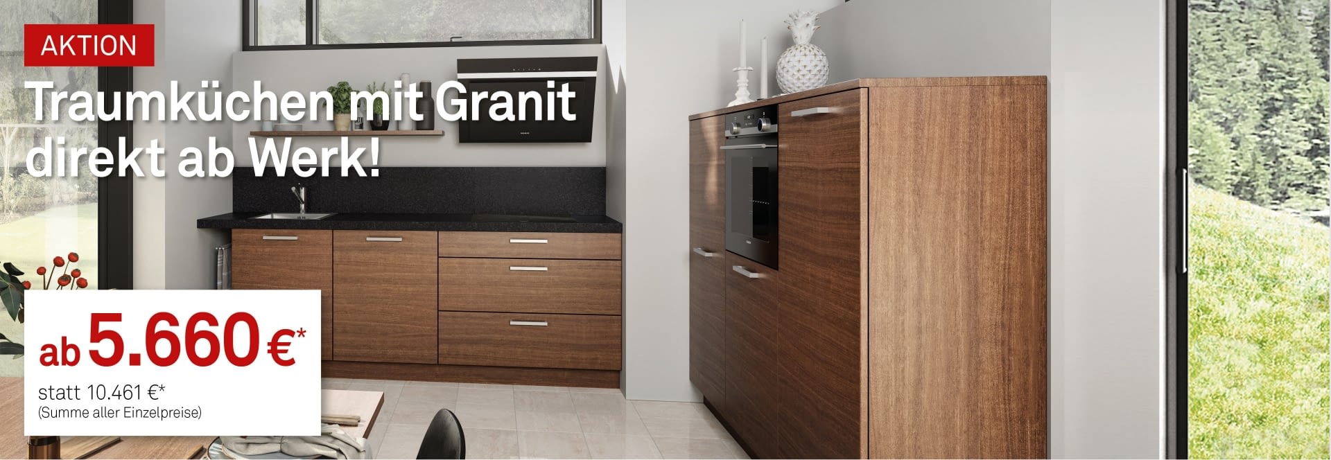 Küchen mit Granit zum Top-Preis