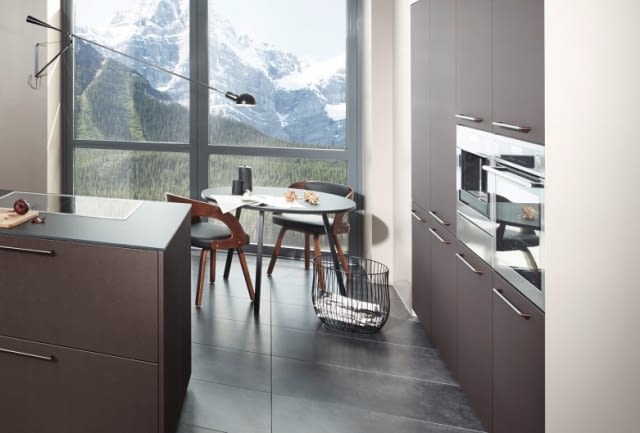 Design Kueche in Nappa-Lederoptik - Marquardt Küchen